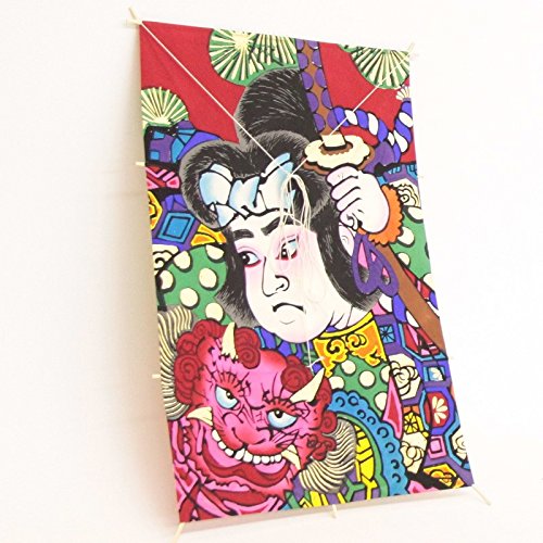 和凧「八つ凧」 Amazon.co.jp: インテリア 手描き和凧 新中角凧 約縦58×横42cm